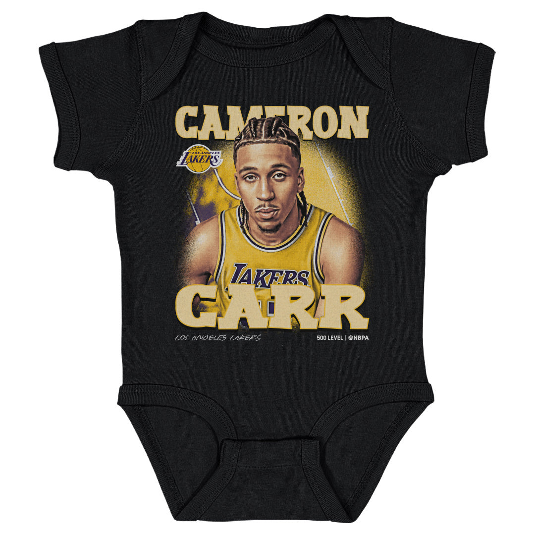 Cameron Carr Los Angeles Lakers Airbrush WHT