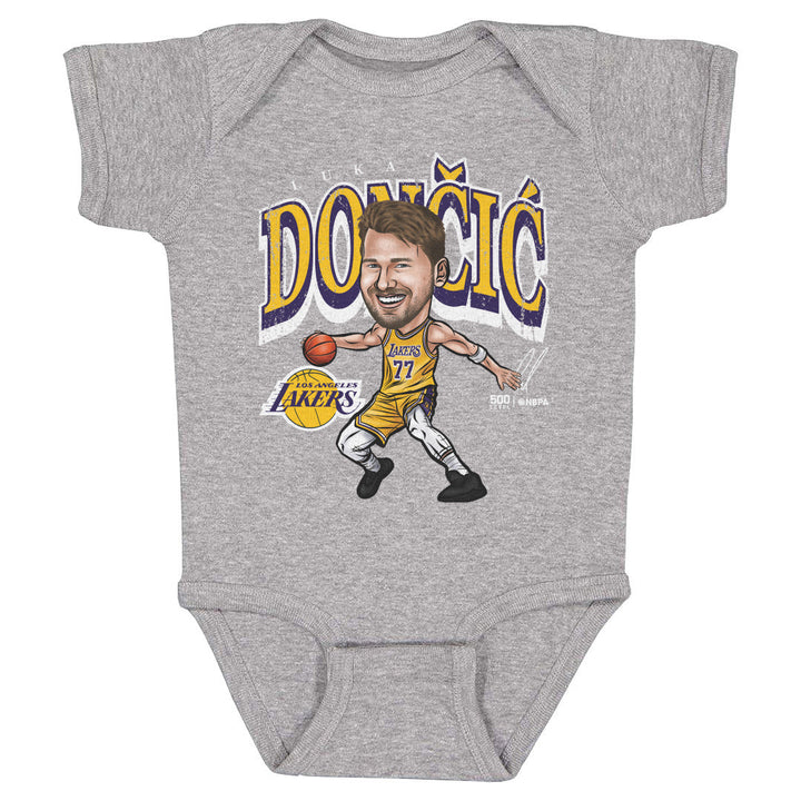 Luka Doncic Los Angeles Lakers Cartoon WHT