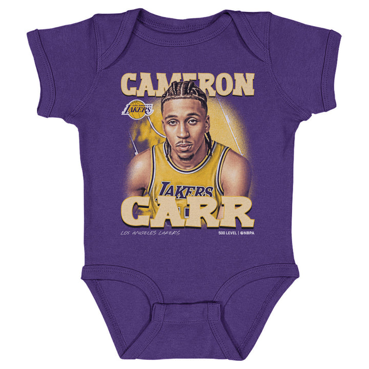 Cameron Carr Los Angeles Lakers Airbrush WHT