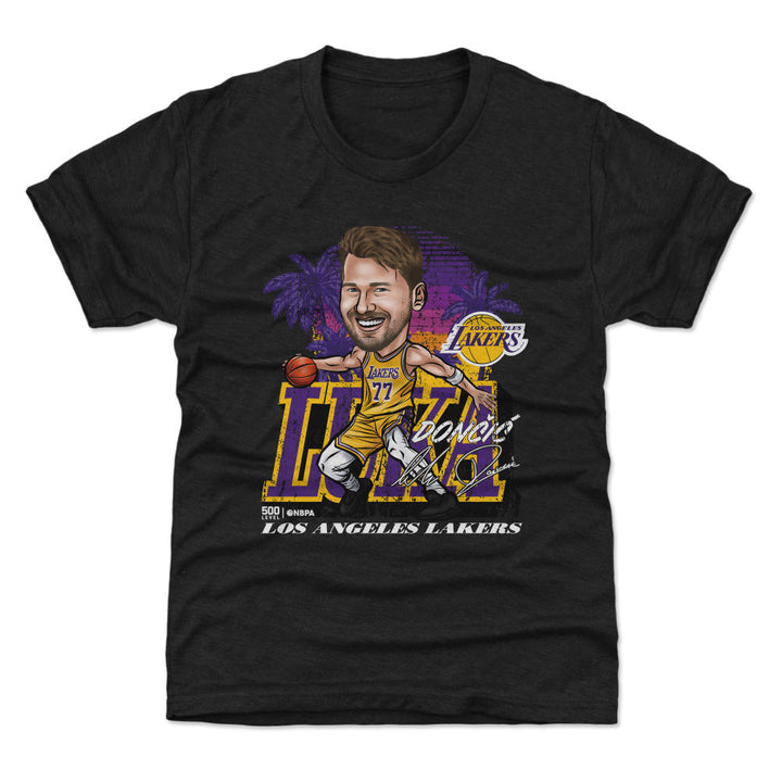Luka Doncic Los Angeles Lakers City Cartoon WHT