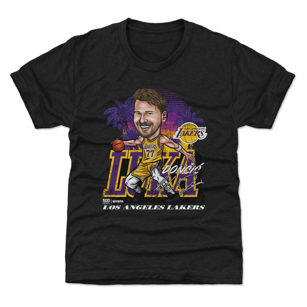 Luka Doncic Los Angeles Lakers City Cartoon WHT