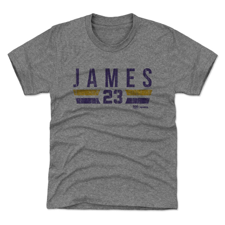 LeBron James Los Angeles Lakers Font - Lakers Store
