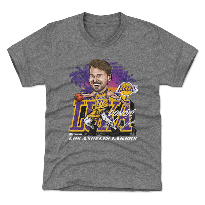 Luka Doncic Los Angeles Lakers City Cartoon WHT
