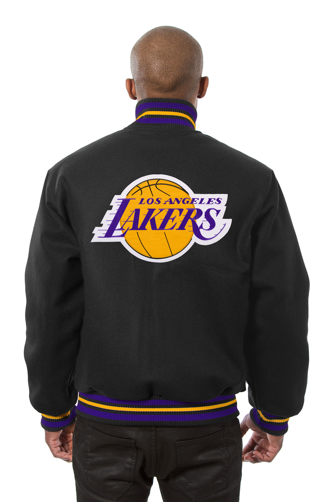 Los Angeles Lakers Wool Jacket With Embroidered Patch