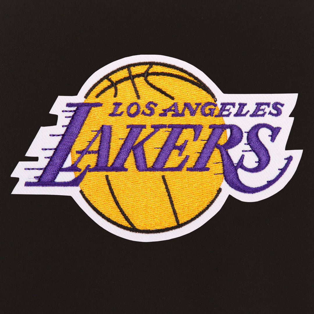 Los Angeles Lakers Reversible Fleece And PU Jacket