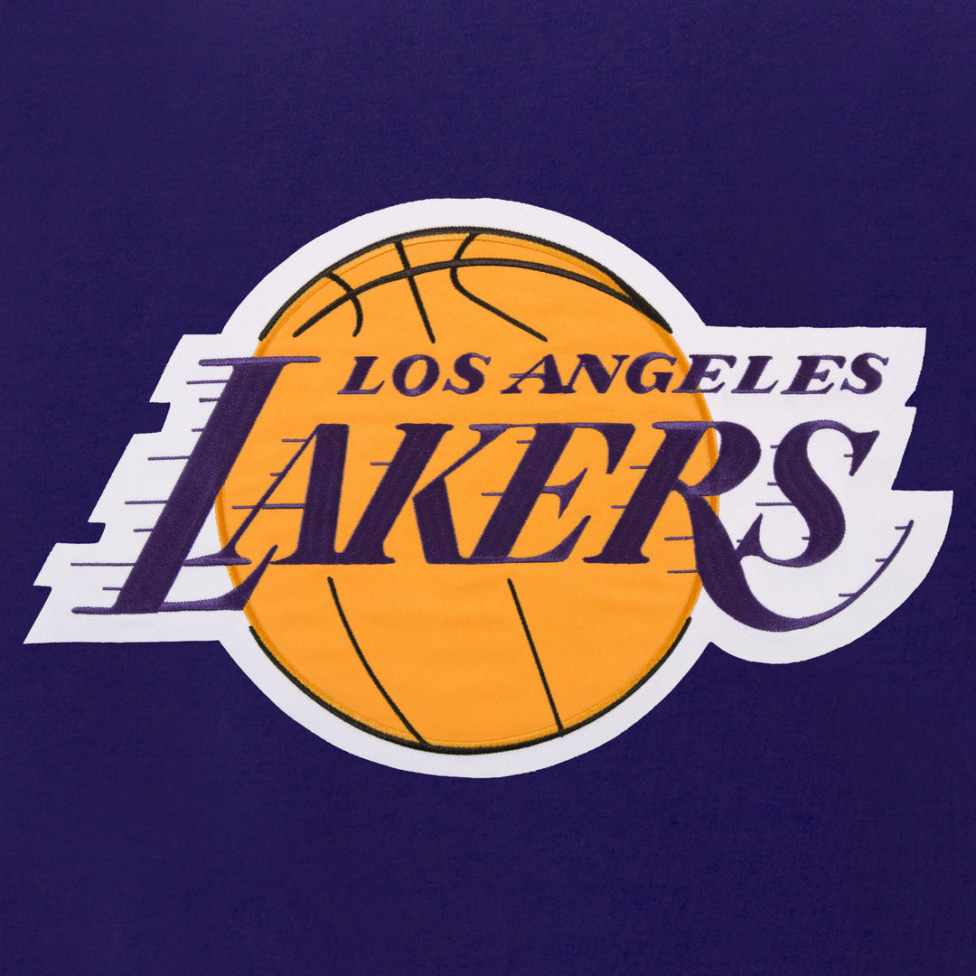 Los Angeles Lakers Reversible Fleece And PU Jacket