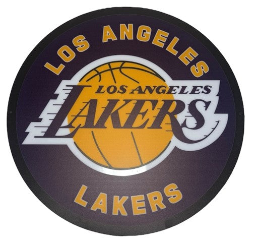 Lakers Large Round LED Logo Sign