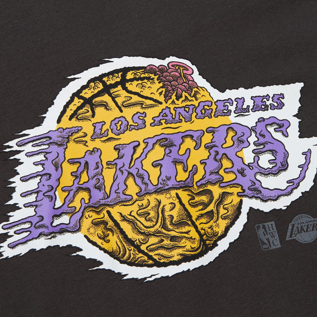 LAKERS DECONSTRUCTED LOGO TEE