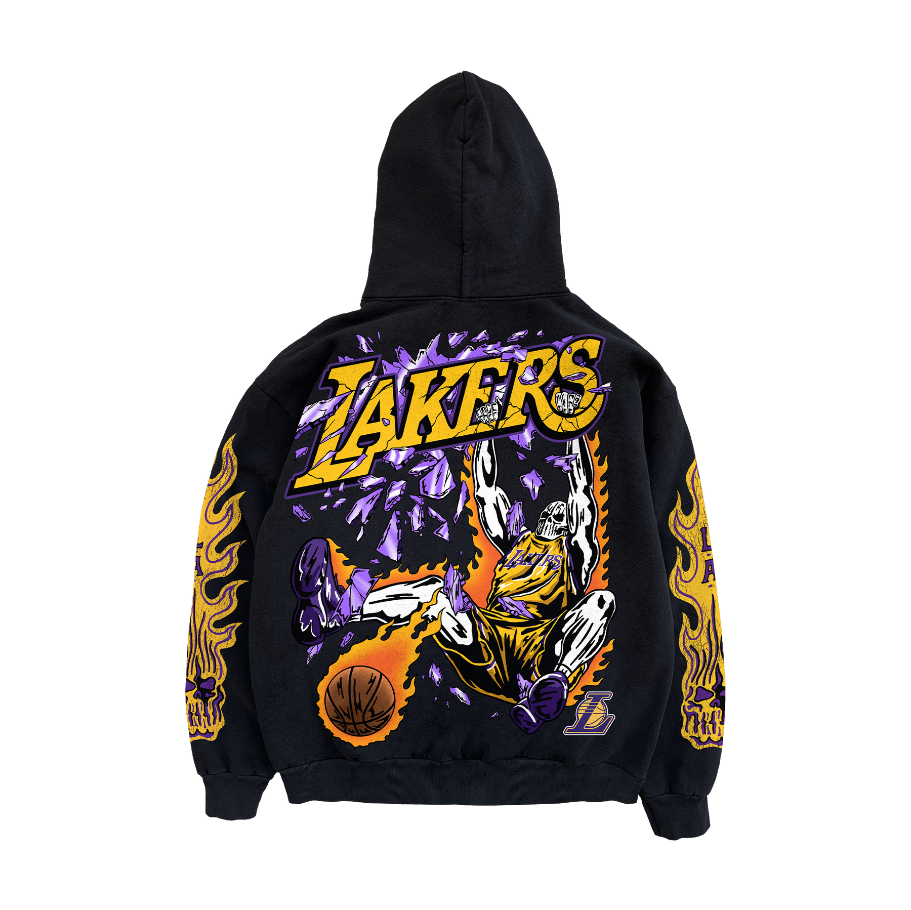 Lakers x Warren Lotas Slam Dunk Pullover Hoodie – Lakers Store Lakers x Warren Lotas Slam Dunk Pullover Hoodie – Lakers Store