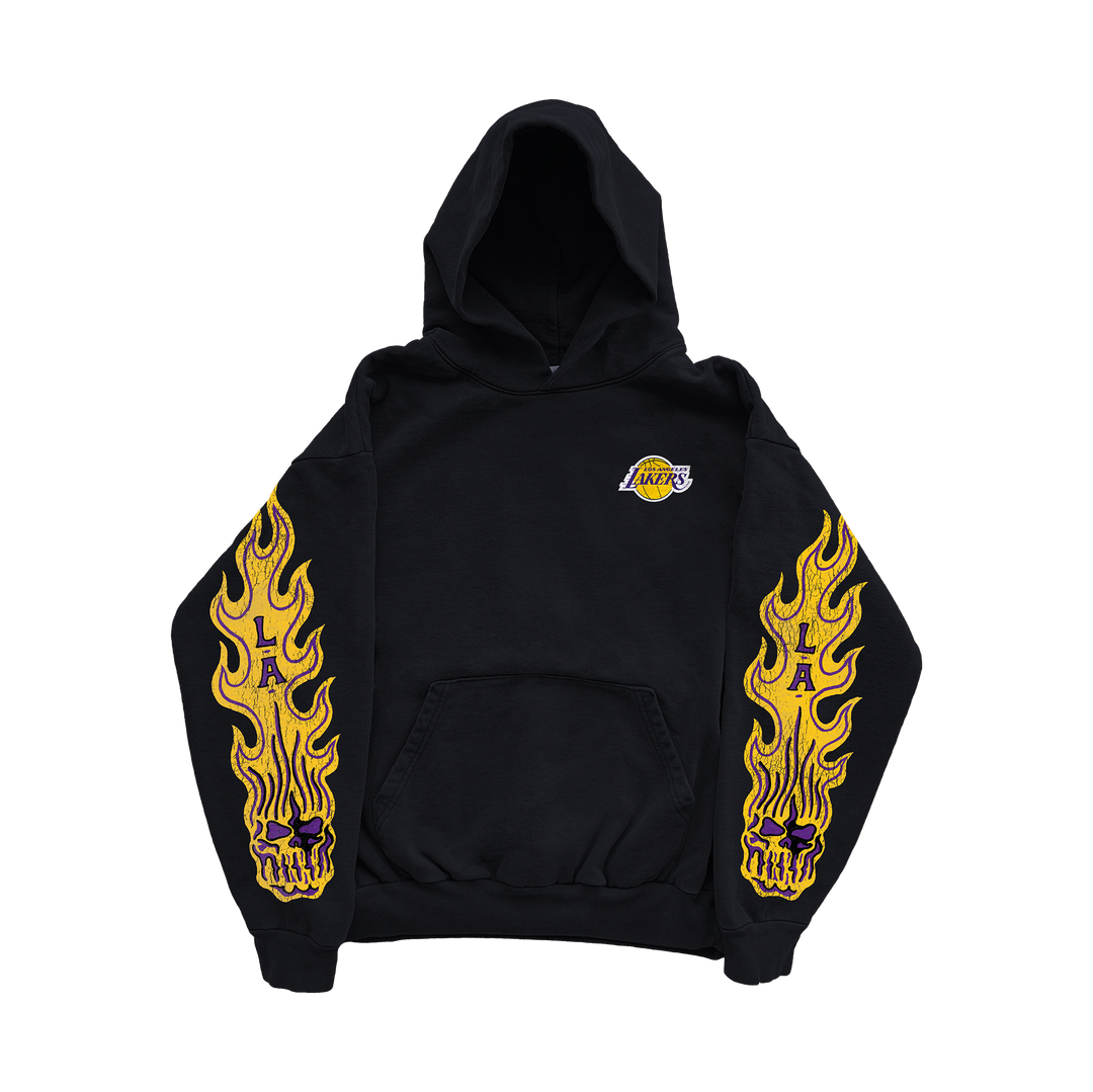Lakers x Warren Lotas Slam Dunk Pullover Hoodie – Lakers Store Lakers x Warren Lotas Slam Dunk Pullover Hoodie – Lakers Store