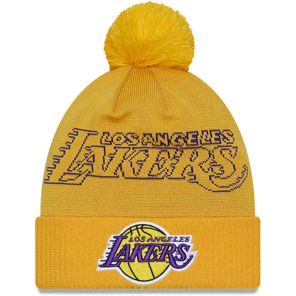 Buy NBA Los Angeles Lakers Adult Winter Hat/Beanie with Removable Pom Pom  one Size Multicolor Online at Low Prices in India 