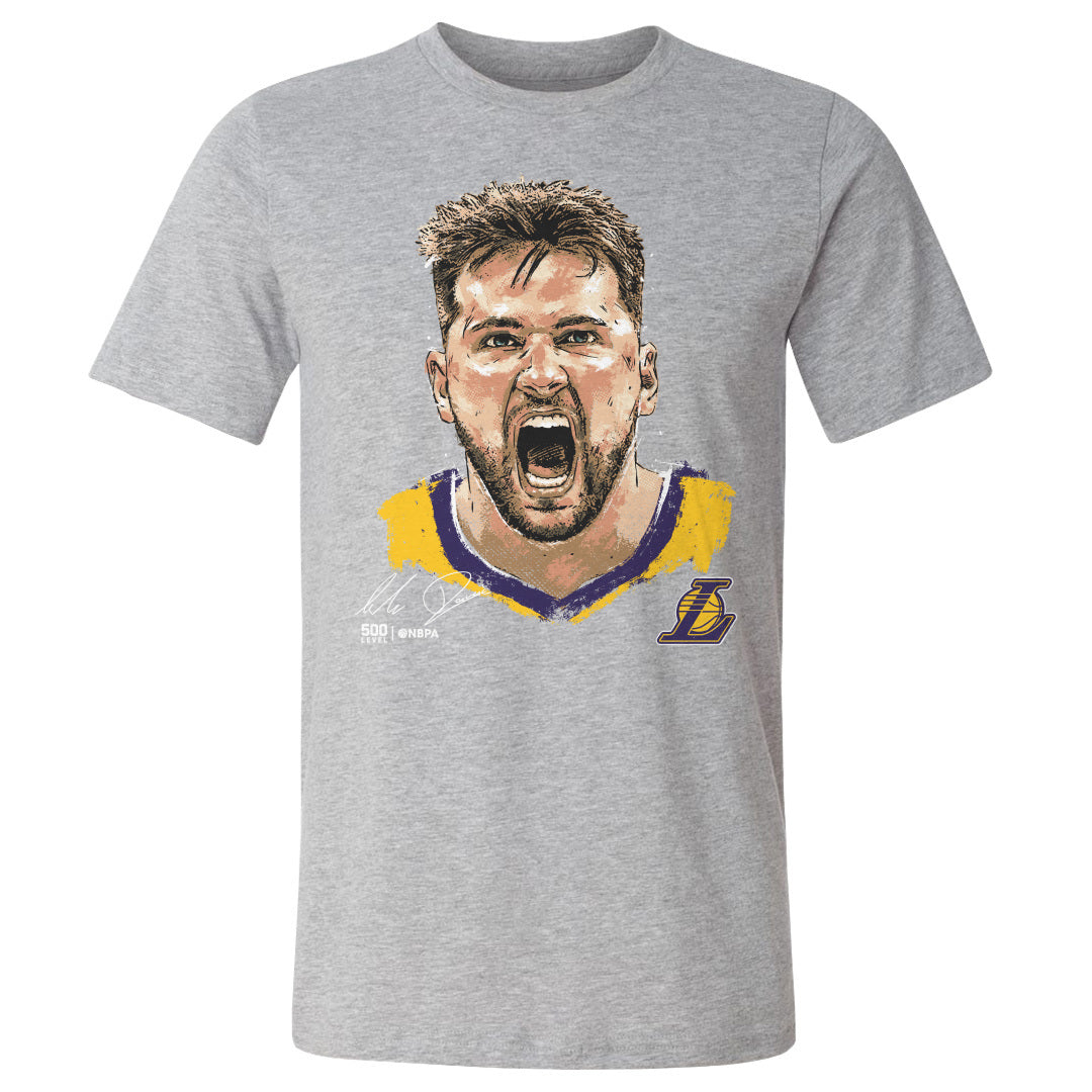 Luka Doncic Los Angeles Lakers Scream WHT - Lakers Store