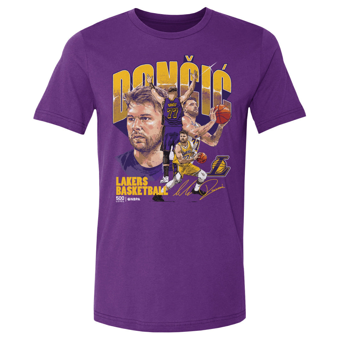 Luka Doncic Los Angeles Lakers Collage WHT