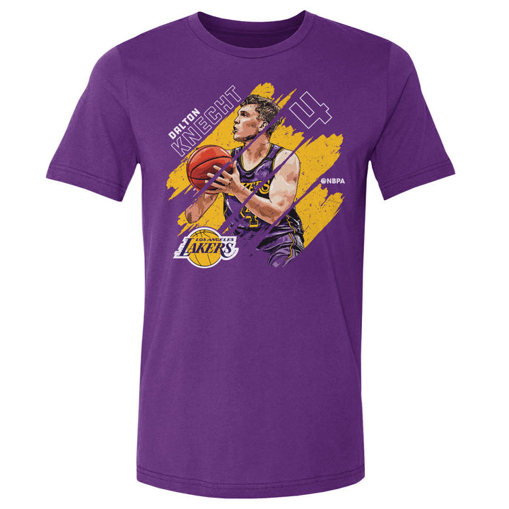 Dalton Knecht Los Angeles Lakers Stripes WHT