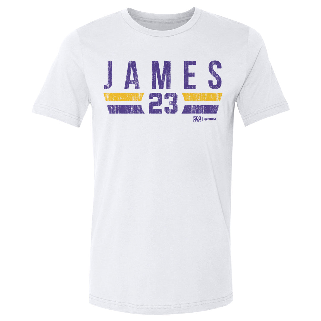 LeBron James Los Angeles Lakers Font - Lakers Store