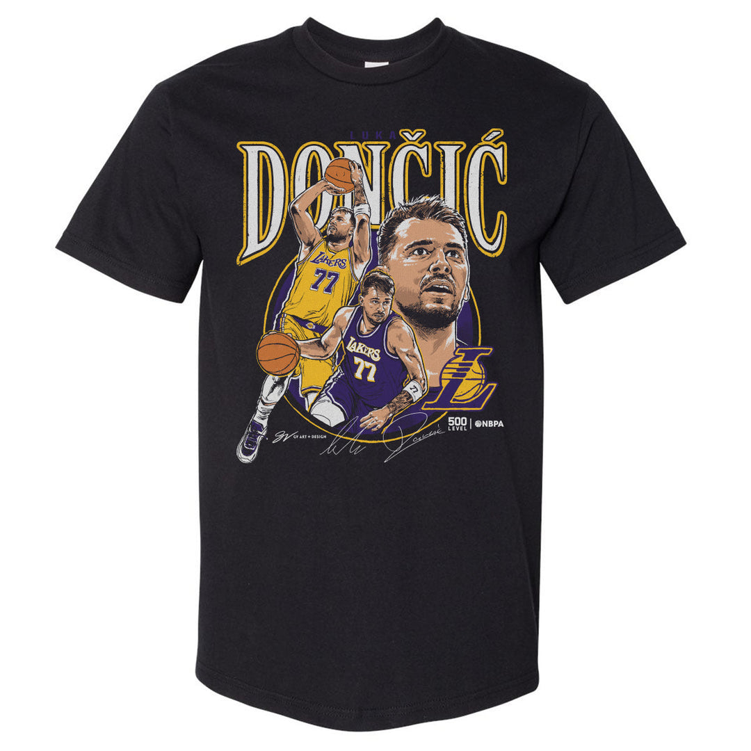 Luka Doncic Los Angeles Lakers Trio WHT