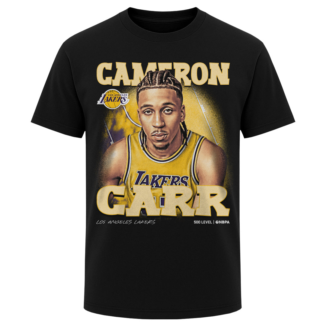 Cameron Carr Los Angeles Lakers Airbrush WHT