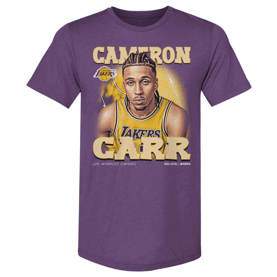 Cameron Carr Los Angeles Lakers Airbrush WHT