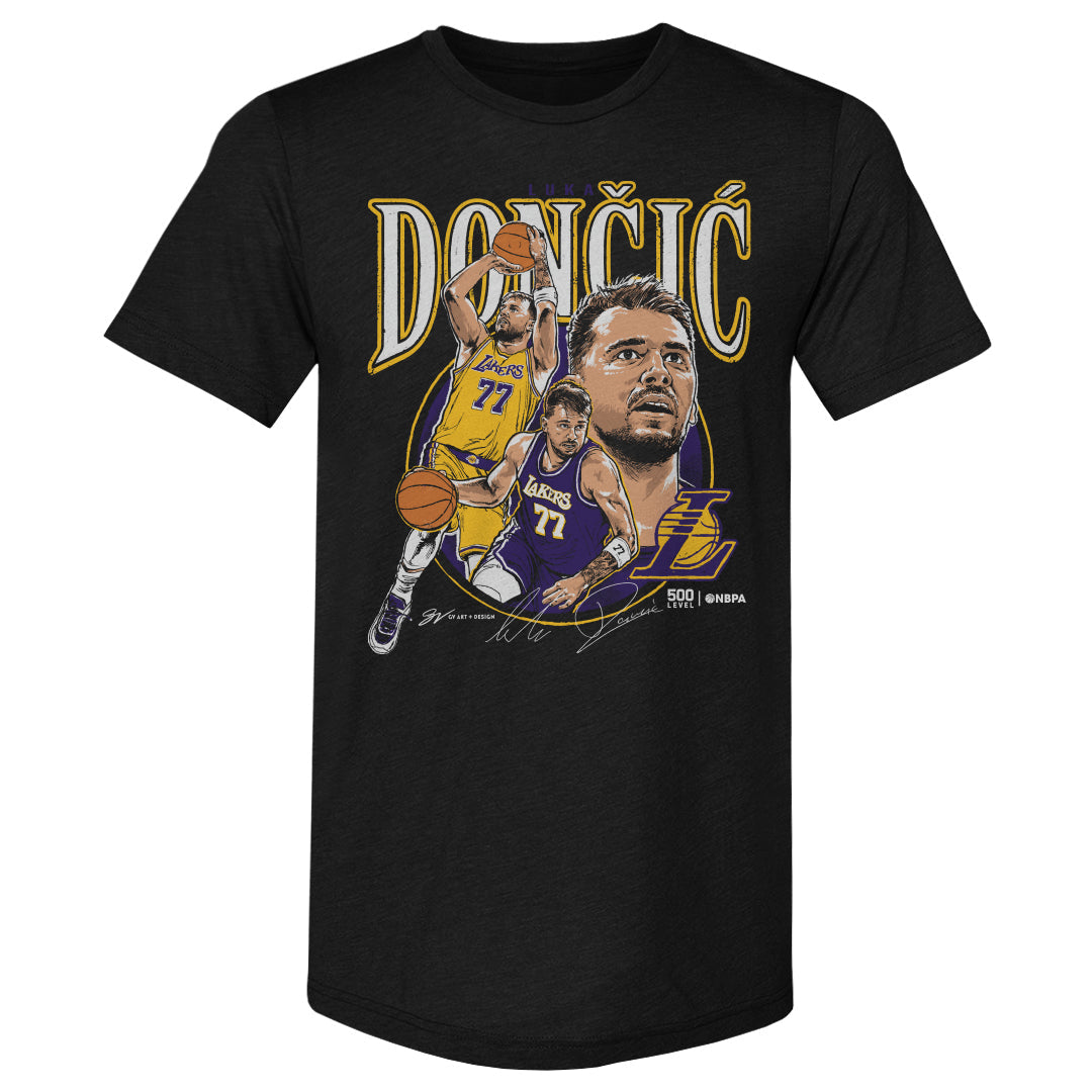 Luka Doncic Los Angeles Lakers Trio WHT