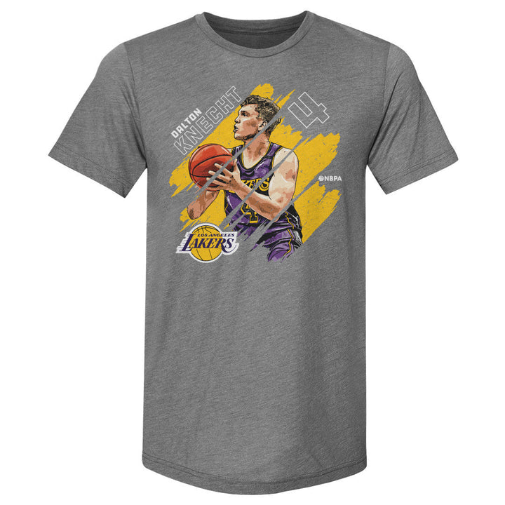 Dalton Knecht Los Angeles Lakers Stripes WHT