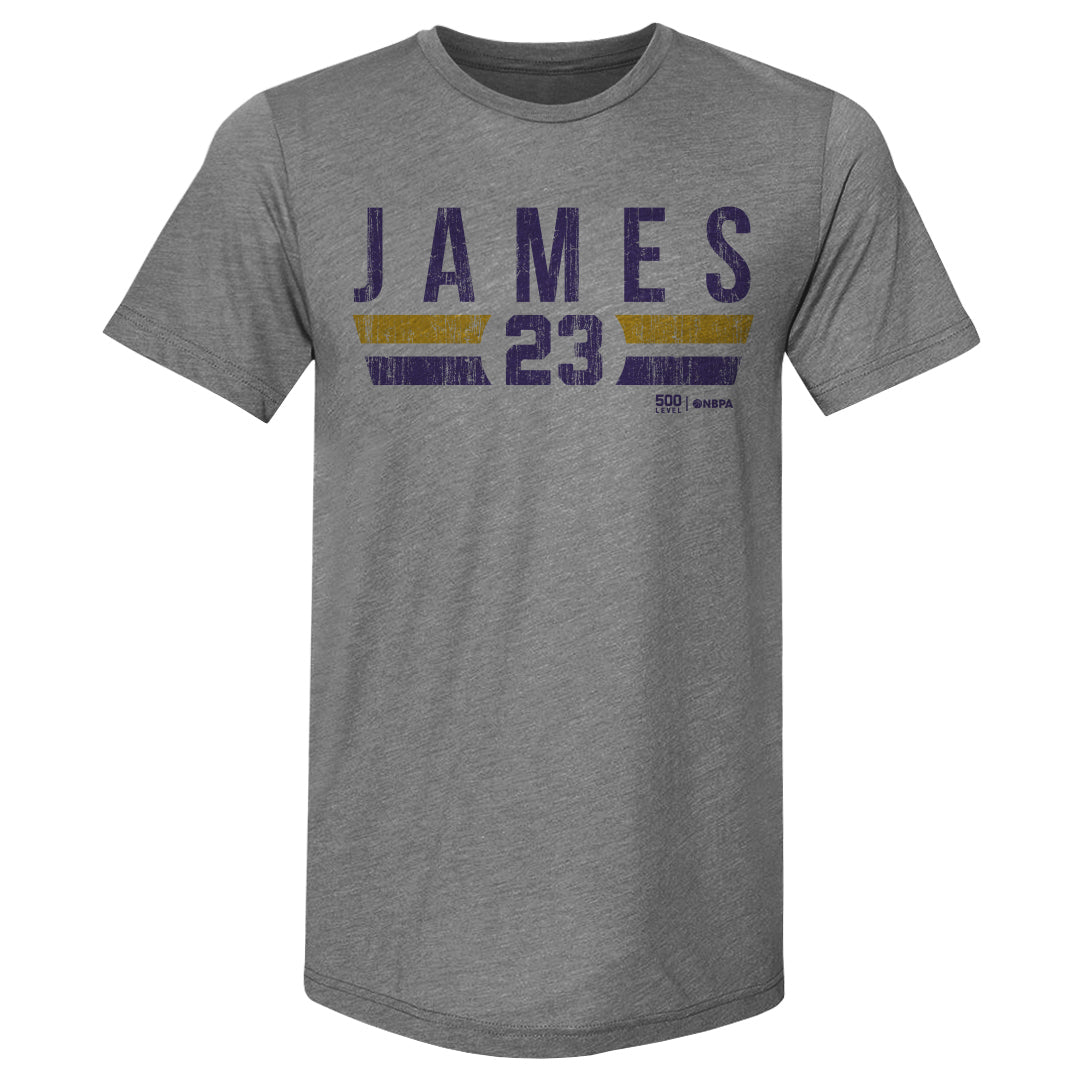 LeBron James Los Angeles Lakers Font - Lakers Store