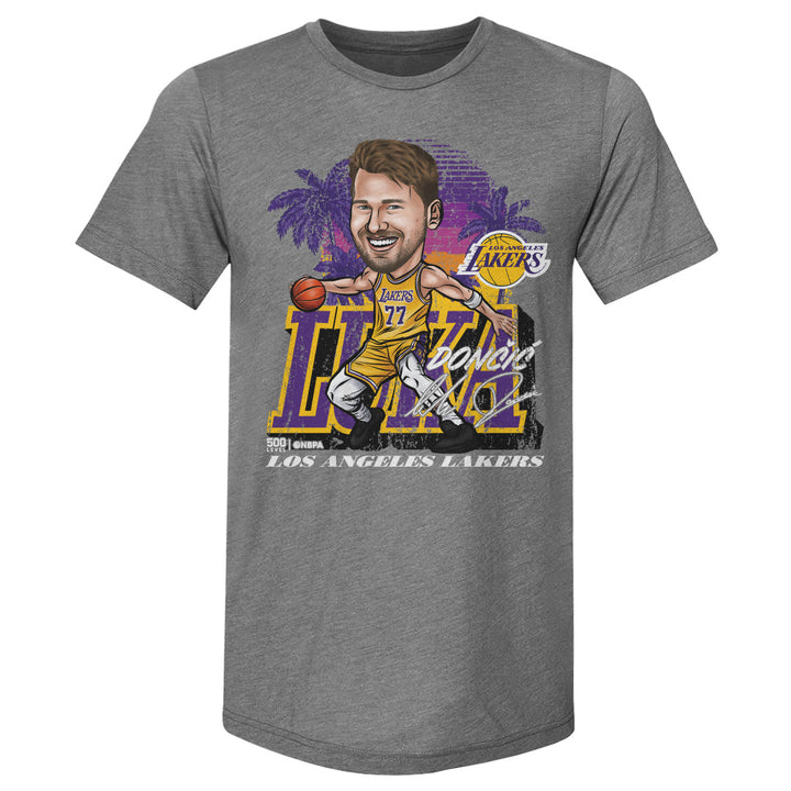 Luka Doncic Los Angeles Lakers City Cartoon WHT