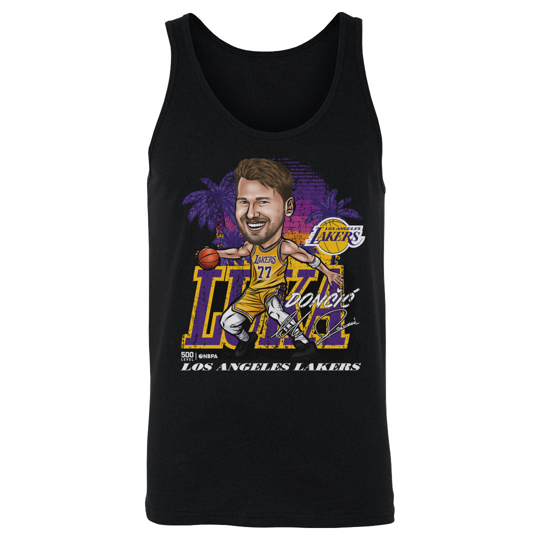 Luka Doncic Los Angeles Lakers City Cartoon WHT