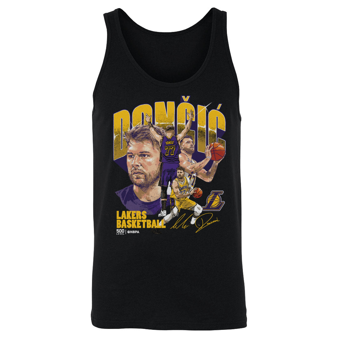 Luka Doncic Los Angeles Lakers Collage WHT