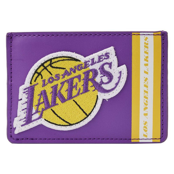 LAKERS LOUNGEFLY PATCH ICONS CARD WALLET