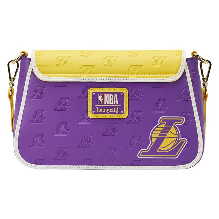 LAKERS LOUNGEFLY PATCH ICONS CROSSBODY BAG