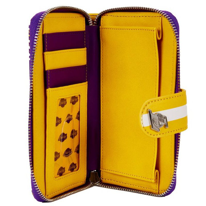 LAKERS LOUNGEFLY SNAP WALLET