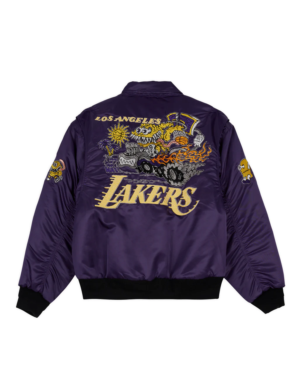 Lakers bomber jacket hotsell