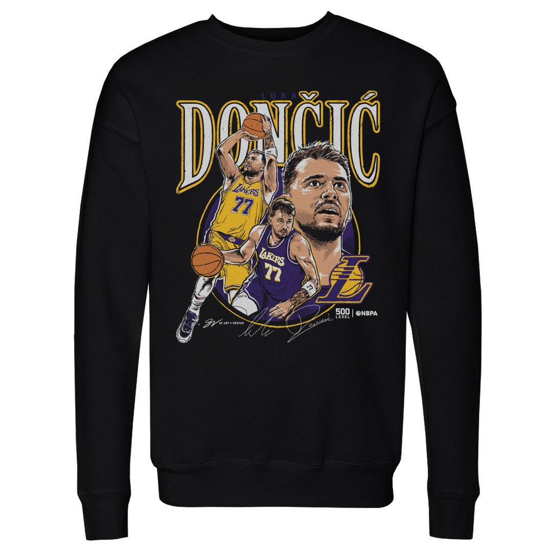 Luka Doncic Los Angeles Lakers Trio WHT