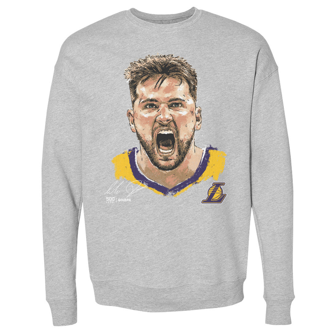 Luka Doncic Los Angeles Lakers Scream WHT