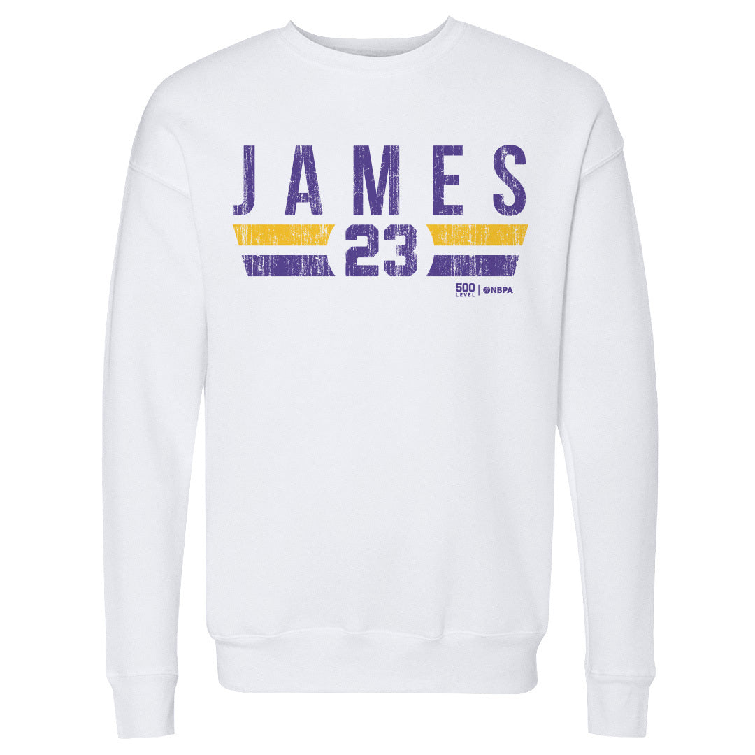 LeBron James Los Angeles Lakers Font - Lakers Store