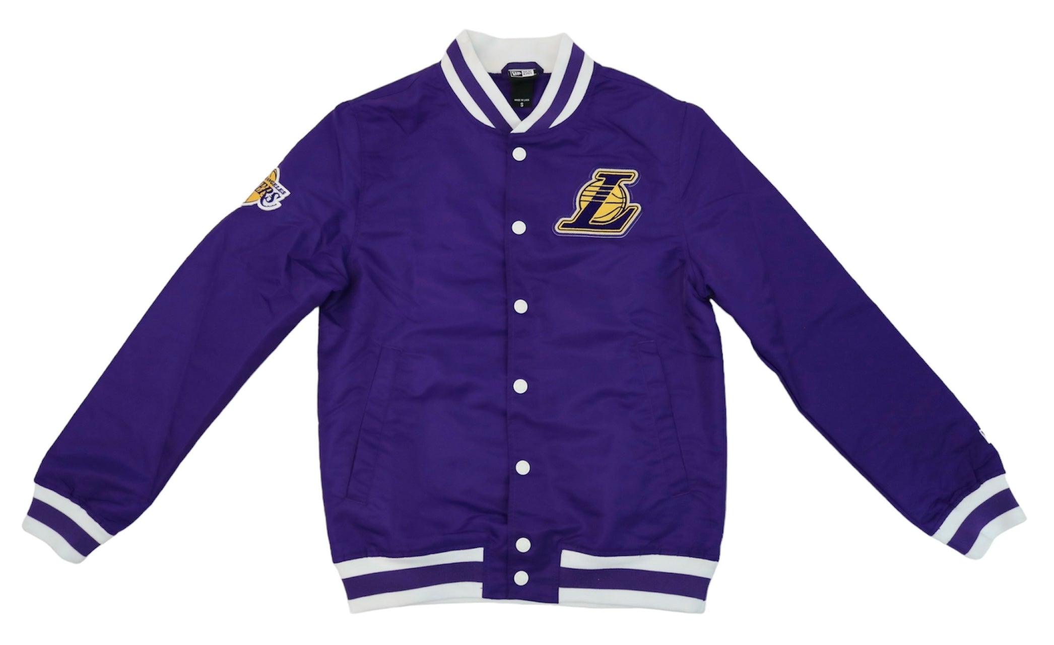 NBA LAKERS レイカーズ バーシティジャケット スタジャン パープル L Lakers Men's Logo Select Jacket – Lakers Store