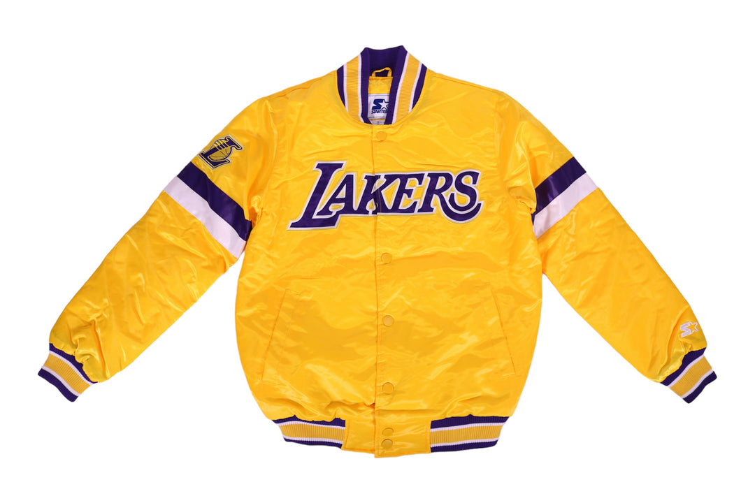 Puffer Lakers Starter Pullover Puffer Jacket Lakers Youth Jacket