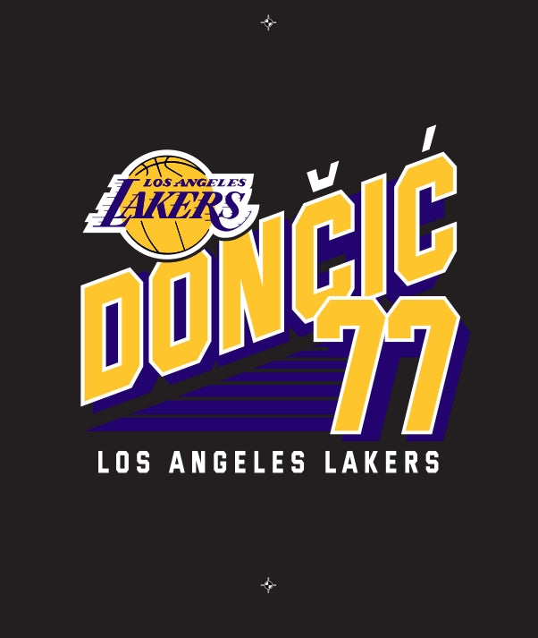 Lakers M20 Dončić Name Full Front Tee