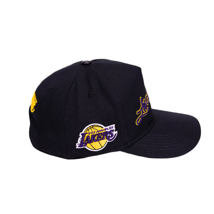 Lakers City Signature Pinch Front Snapback Hat
