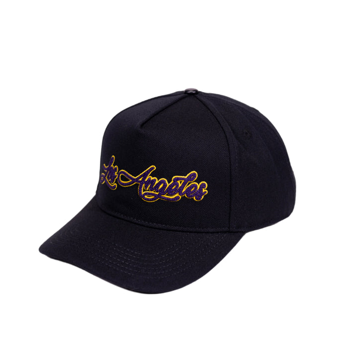 Lakers City Signature Pinch Front Snapback Hat
