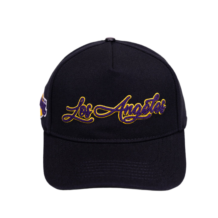Lakers City Signature Pinch Front Snapback Hat