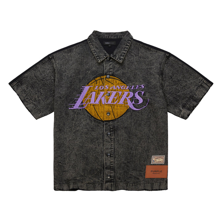 Lakers M&N x Purple Mesh Jersey