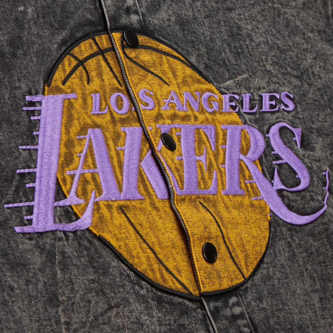 Lakers M&N x Purple Mesh Jersey