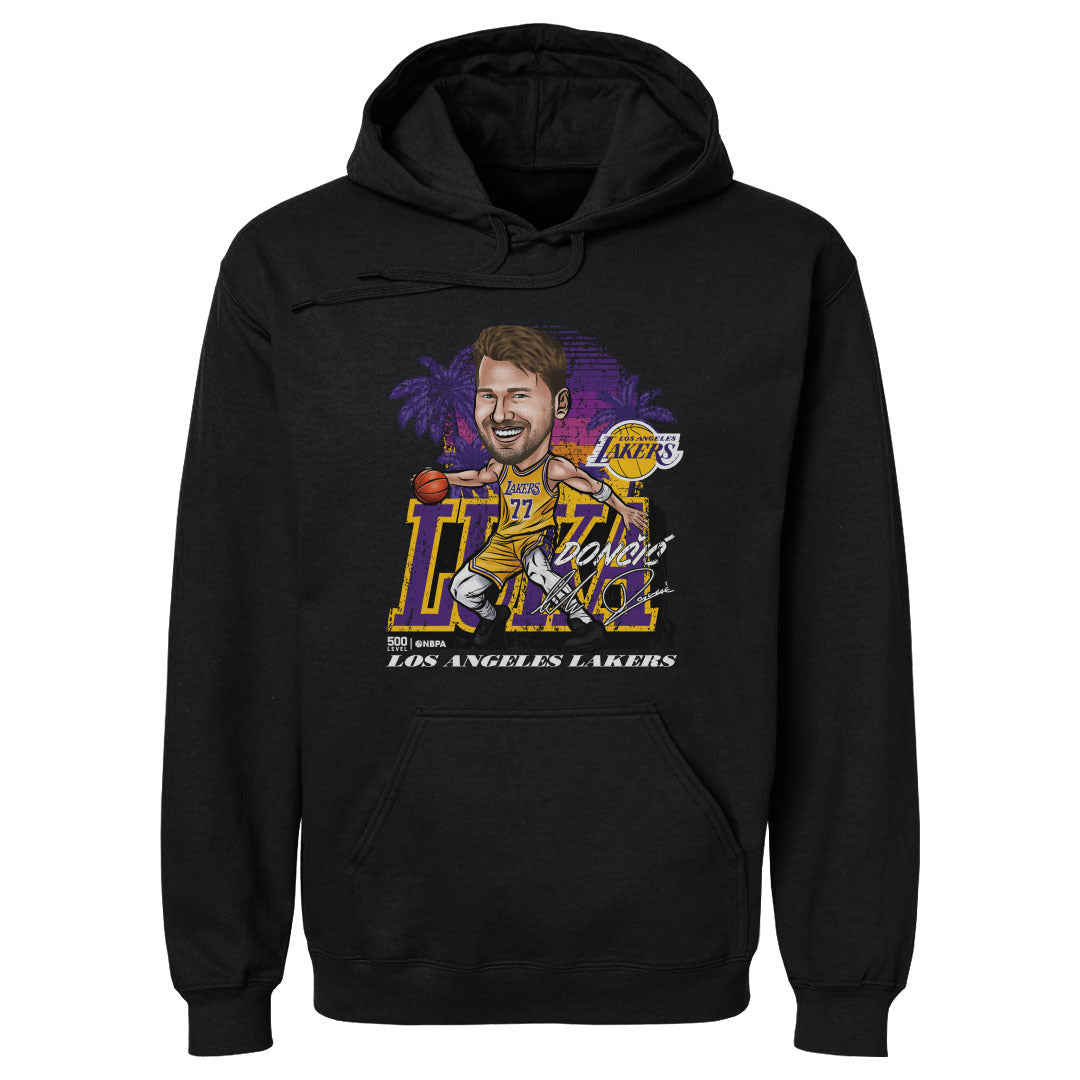 Luka Doncic Los Angeles Lakers City Cartoon WHT