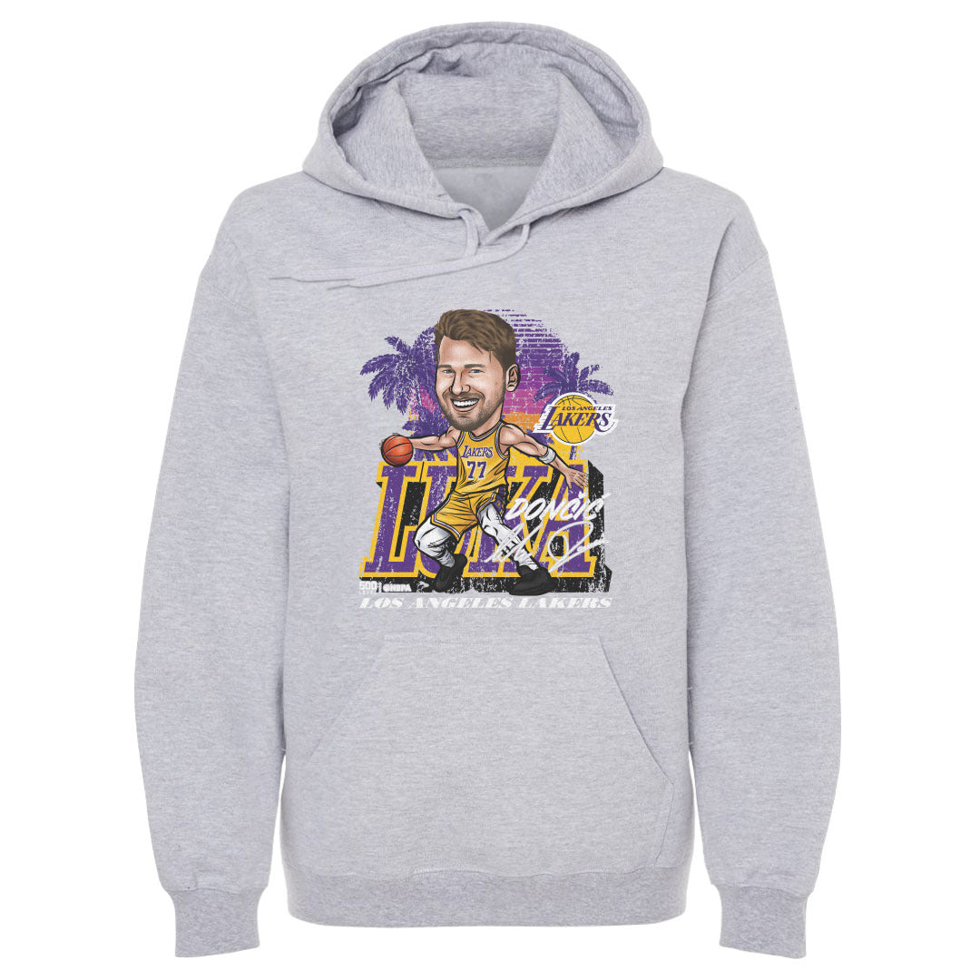 Luka Doncic Los Angeles Lakers City Cartoon WHT