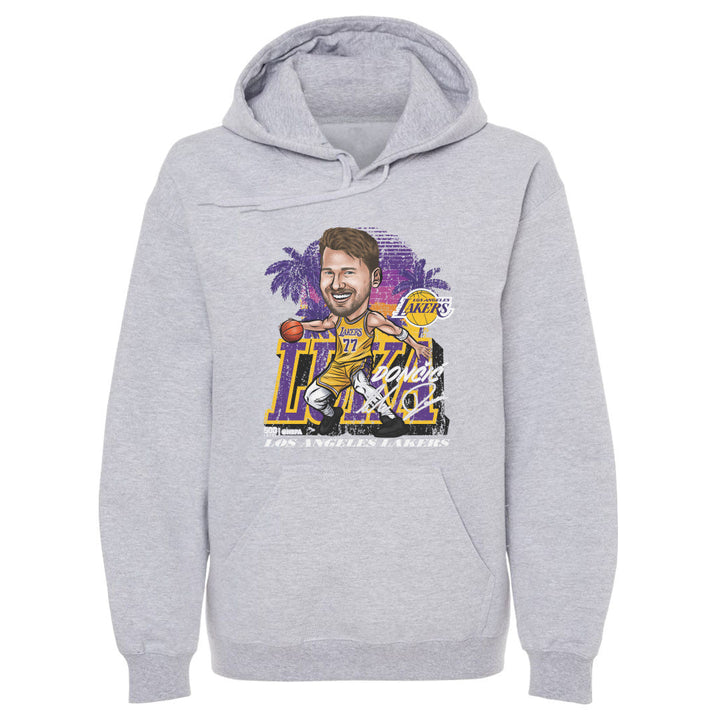 Luka Doncic Los Angeles Lakers City Cartoon WHT