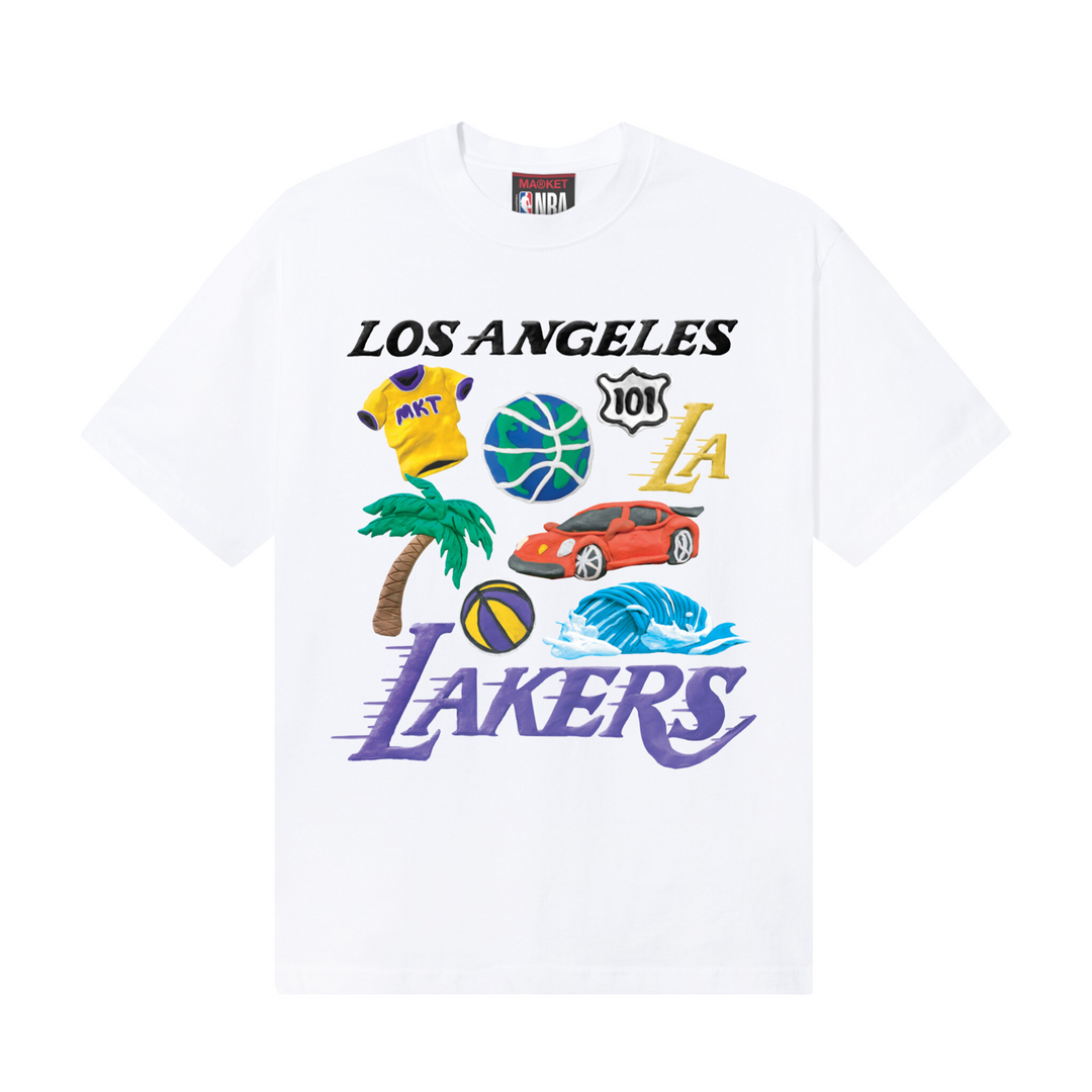 Lakers x Market Short Sleeve Tee