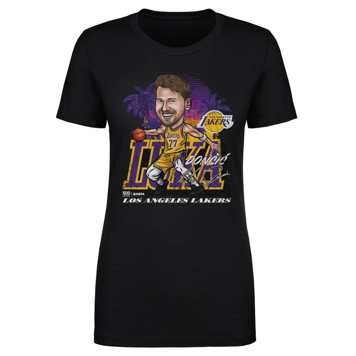 Luka Doncic Los Angeles Lakers City Cartoon WHT