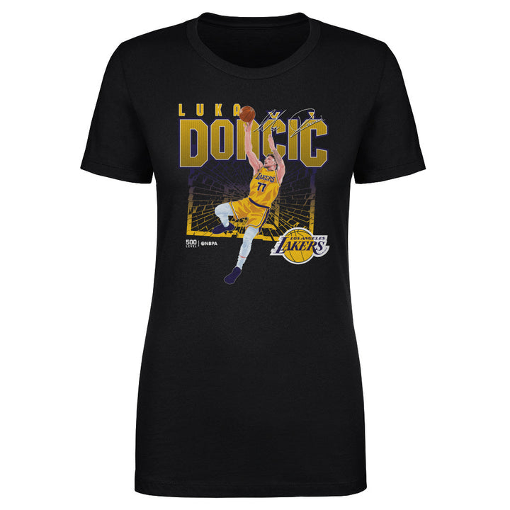 Luka Doncic Los Angeles Lakers Shattered WHT