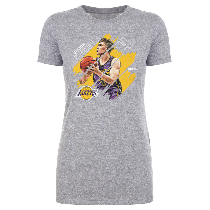 Dalton Knecht Los Angeles Lakers Stripes WHT